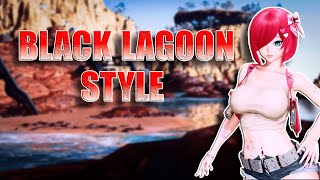 PSO2NGS AC Scratch Outfits Black Lagoon Style [upl. by Niamreg173]