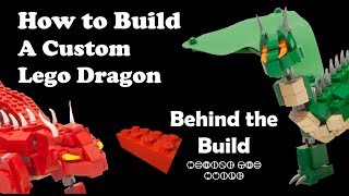 Behind The Build How to Build a Custom Lego Dragon [upl. by Landry]