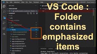 ✅ Solved Folder contains emphasized items 👉 Disable Git Source Control in VSCode VS Visual Code [upl. by Bourgeois650]