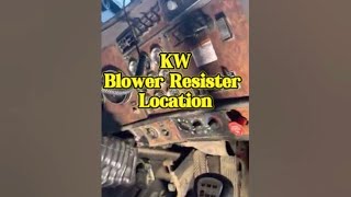 Kenworth T600 T800 Blower Motor Resister LOCATION [upl. by Asare]