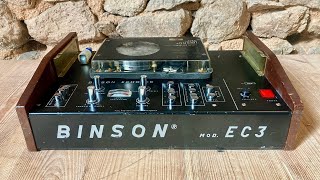 Binson Echorec 3 vintage analog disc echo [upl. by Noillid288]