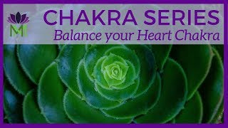 Balance Your Heart Chakra Energy Guided Meditation [upl. by Kenlay]