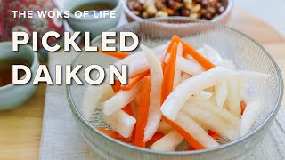 Easy Pickled Daikon  The Woks of Life [upl. by Kluge]