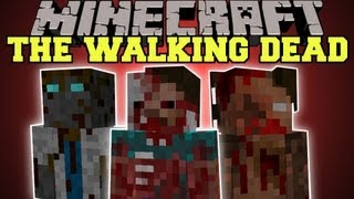 Minecraft  THE WALKING DEAD ZOMBIES GUNS STRUCTURES The Crafting Dead Cure Mod Showcase [upl. by Ode]