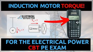 How to use Induction Motor Torque Formulas CBT ELECTRICAL POWER PE EXAM [upl. by Strang]