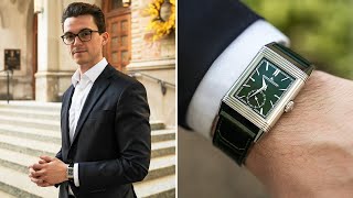 An Iconic Dress Watch Now in Green  JaegerLeCoultre Reverso Tribute Small Seconds [upl. by Nordine510]