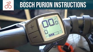 How to Use the Bosch Purion Controller [upl. by Mehala437]