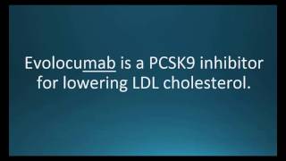 How to pronounce evolocumab Repatha Memorizing Pharmacology Video Flashcard [upl. by Ignatz808]