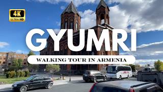 Gyumri 🇦🇲 4K Walking Tour  Armenia’s Historic Second City in Ultra HD [upl. by Akiv771]