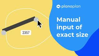 Planoplan Manual input of exact size [upl. by Akihsal195]