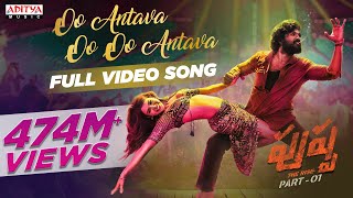 Oo Antava MawaOo Oo Antava Video Song Telugu  Pushpa Songs  Allu Arjun DSP Sukumar Samantha [upl. by Ycam]