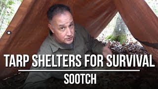 8 Easy Tarp Shelters for Survival [upl. by Lydell]