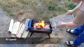 BioLite Firepit Review  wood cooking [upl. by Kruger536]