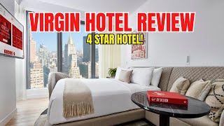 Virgin Hotel New York Review  Room Tour [upl. by Tiler]