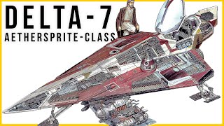 Delta7 Jedi Starfighter Really Was quotFORCE POWEREDquot  Star Wars Ships [upl. by Dibru]