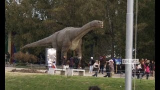 Parque de Dinosaurios en Tecnópolis un viaje a la Era Mesozoica [upl. by Dewitt]