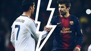 Cristiano Ronaldo vs Gerard Piqué [upl. by Nirel]