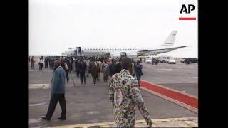 Zaire  President Mobutu returns [upl. by Sacul]