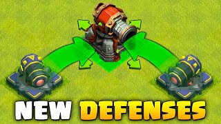 New Merged Defenses in Clash of Clans [upl. by Arrekahs]