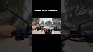 POV Shimla road conditions explore shimla motovlog [upl. by Akiraa600]