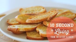 How to Make Crostini  10 Second Living [upl. by Benedick]