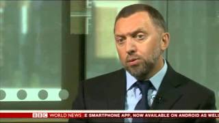 Oleg Deripaska BBC interview [upl. by Airaet]