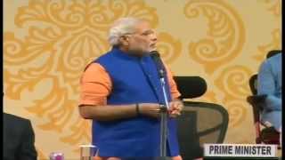 Live Narendra Modi at Mahatma Mandir in Gandhinagar [upl. by Adnawal]