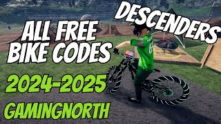 Descenders  All Free Bike Codes amp Showcase 2024 2025 [upl. by Keyser411]