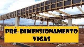 Pré dimensionamento de viga como fazer [upl. by Shedd]