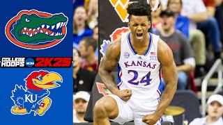 Florida vs Kansas l College Hoops 2K25 Simulation [upl. by Jonme774]