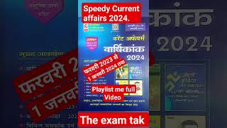 speedy current affairs 2024  speedy currentaffairs  current affairs speedy 2024  January 2024 [upl. by Meerek]