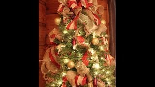 How to Decorate a wonderful Christmas tree Very easy DIY [upl. by Coben]