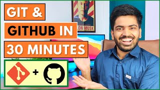 Learn complete Git and Github in 1 video  Opensource Contribution  Linux commands amp tricks [upl. by Lotta]
