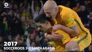 Socceroos history vs Saudi Arabia [upl. by Artinek875]