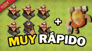 ¿Cómo TENER 6 CONSTRUCTORES  CONSTRUCTOR APRENDIZ RÁPIDO 🚀 Clash of Clans [upl. by Cicely502]