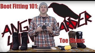 Boot Fitting 101 Toe Shims [upl. by Dre]