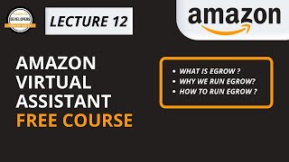 HOW TO RUN EGROW AMAZON PRODUCT RESEARCH 12 [upl. by Tiffani]