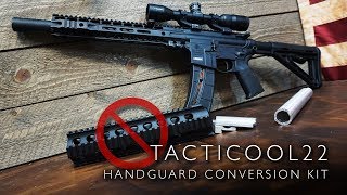 How to Swap Handguard on MampP 1522 [upl. by Atsilac]