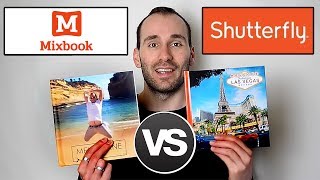 MIXBOOK vs SHUTTERFLY LAY FLAT PHOTO BOOK COMPARISON  REVIEW [upl. by Ainnos671]