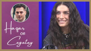 Hazar Erguclu on Cagatay Ulusoy ❖ Interview ❖ English ❖ 2020 [upl. by Ribak]