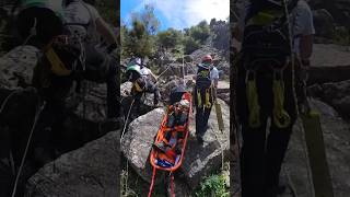 SAUVETAGE en MONTAGNE avec Les Pompiers De L’Essonne SDIS 91 [upl. by Otrevire]