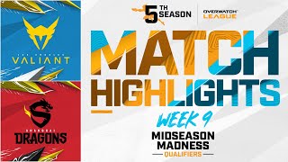 LAValiant vs ShanghaiDragons  Midseason Madness Qualifiers Highlights  Week 9 Day 3 [upl. by Aekan729]