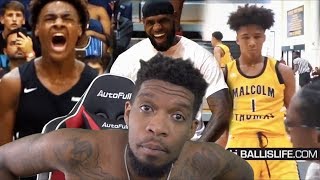 BRONNY JAMES amp MIKEY WILLIAMS BALLISLIFE MIXTAPE REACTION [upl. by Eidissac591]