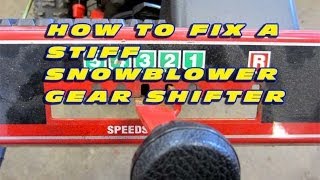 How To Fix A Snowblower That Wont Shift Gears [upl. by Suivatco]