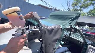 BMW E30 Convertible Top Install Late Model [upl. by Granniah]