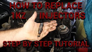 How To Replace 1KZ Injectors  Applies to other Toyota Diesels [upl. by Hortensia443]