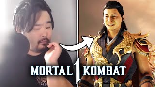 Shang Tsung Actor reenacts voice lines from Mortal Kombat 1 [upl. by Ainolloppa]