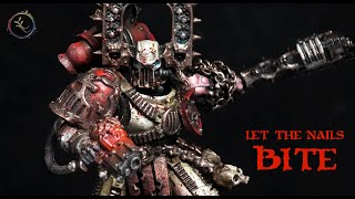 KHARN THE BETRAYER  Painting the BLOODIEST space marine in WARHAMMER [upl. by Ettie]