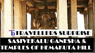 Sasivekalu Ganesha Temple  Hemakuta hill Temples  Hampi  Episode  5  UNESCO world heritage site [upl. by Him]