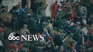 ABC News Live Graphic new video of Capitol riot shown in Jan 6 hearing [upl. by Ziom]